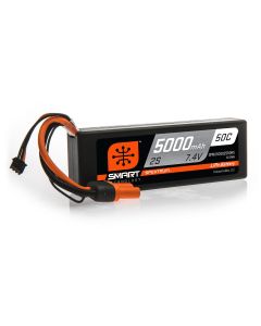 Spektrum Li-Po 7,4V 2S 5000mAh 50C Smart - IC5-stik