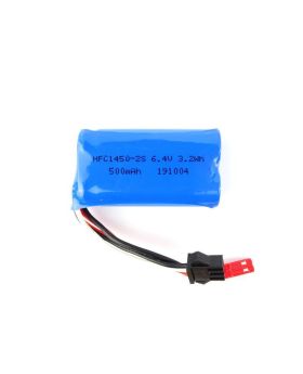Li-Ion 6,4V (2s) 500mAh JST 2-pin stik