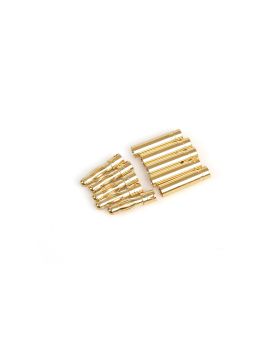 Kontakter 4,0mm gold plated - Par (male og female)