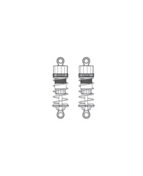 Front metal oil-filled shock absorber