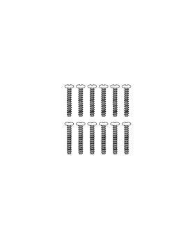 Round head flat tail screws
(12PCS)