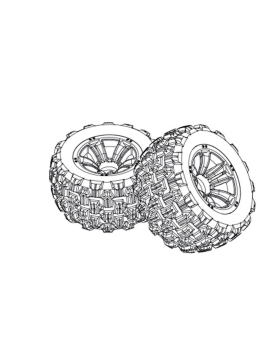 Wheel and tire