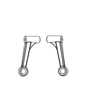 Front upper suspension arms