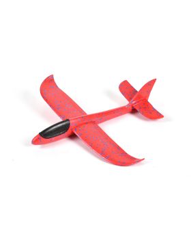 Glidflygplan i frigolit 480 mm rød