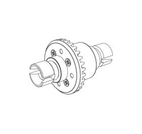 Full metal Gear differential box