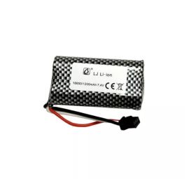 Li-Ion 7.4V (2s) 1200mAh - JST SM 3-pin-stik