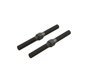 Steel Turnbuckle M4 x 48mm Black