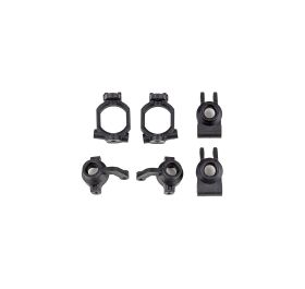 Caster and steering block set