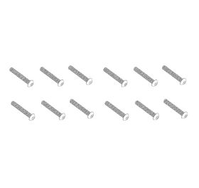 HM3x8mm Flat Hex Screw 12pcs