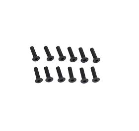 BS502-029 Flat Head Hex Screw HM3x12 12pcs
