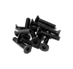 BS502-030 Flat Head Hex Screw HM3x14 12pcs