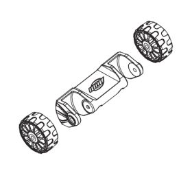 Wheelie Bar Wheel unit