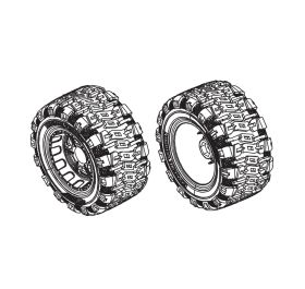 Tire unit 2pcs