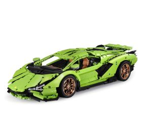 Mould King 13057S Gr?n supersportbil