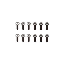 B head hex flange screw HM4x20 12pcs