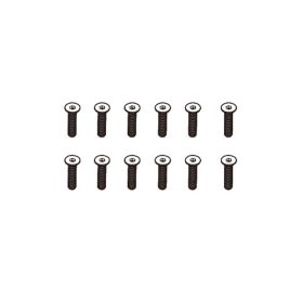 Flat Head Hex Screw HM4x16 12pcs