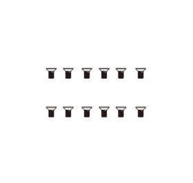 Flat Head Hex Screw HM4x8 12pcs