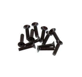 Flat Head Hex Screw HM4x18 12pcs