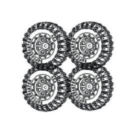 Swamper Tire and Wheel set (Black)