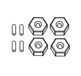 Wheel Hex with Pin