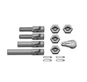 A. Telescopie Main Drive Shaft Set B. Wheel Hex With Pin C. Servo Hex D. Pin 1.5 x 10