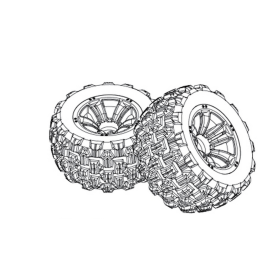 Wheel and tire