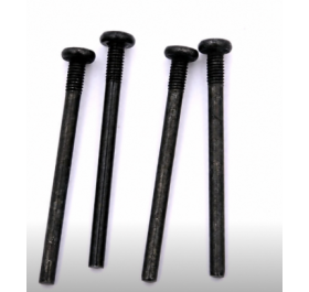 Thread screw 3x36PMO Black Zinc plated