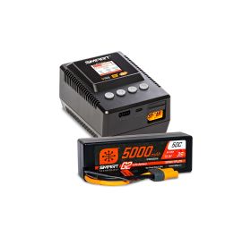 Spektrum Smart Powerstage 3S Surface Bundle G2 5000mAh 3S LiPo S155 Charger