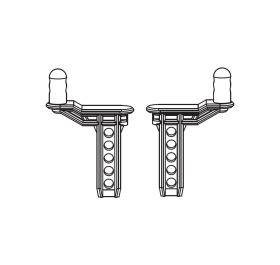 Body mounts front
