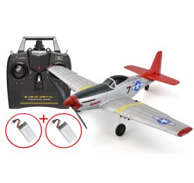 Volantex RC P-51 Mustang V2 - m.Gyro, 4-Kanaler, 400mm, RTF