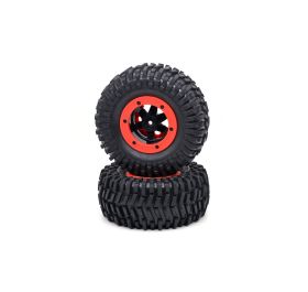 wheels tire set Red