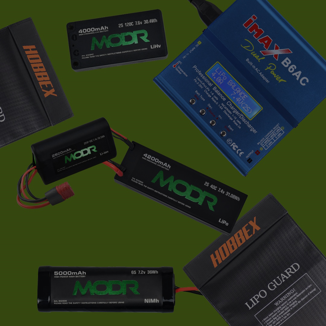 Batteri og Oplader